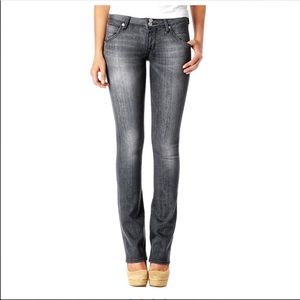 Hudson Jeans Beth Grey Gray Baby Boot straight 26